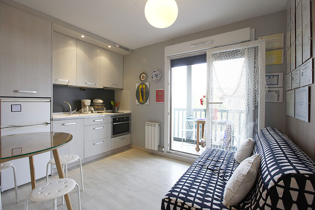 Piso de 1 habitación a dos pasos de la playa de Hendaia