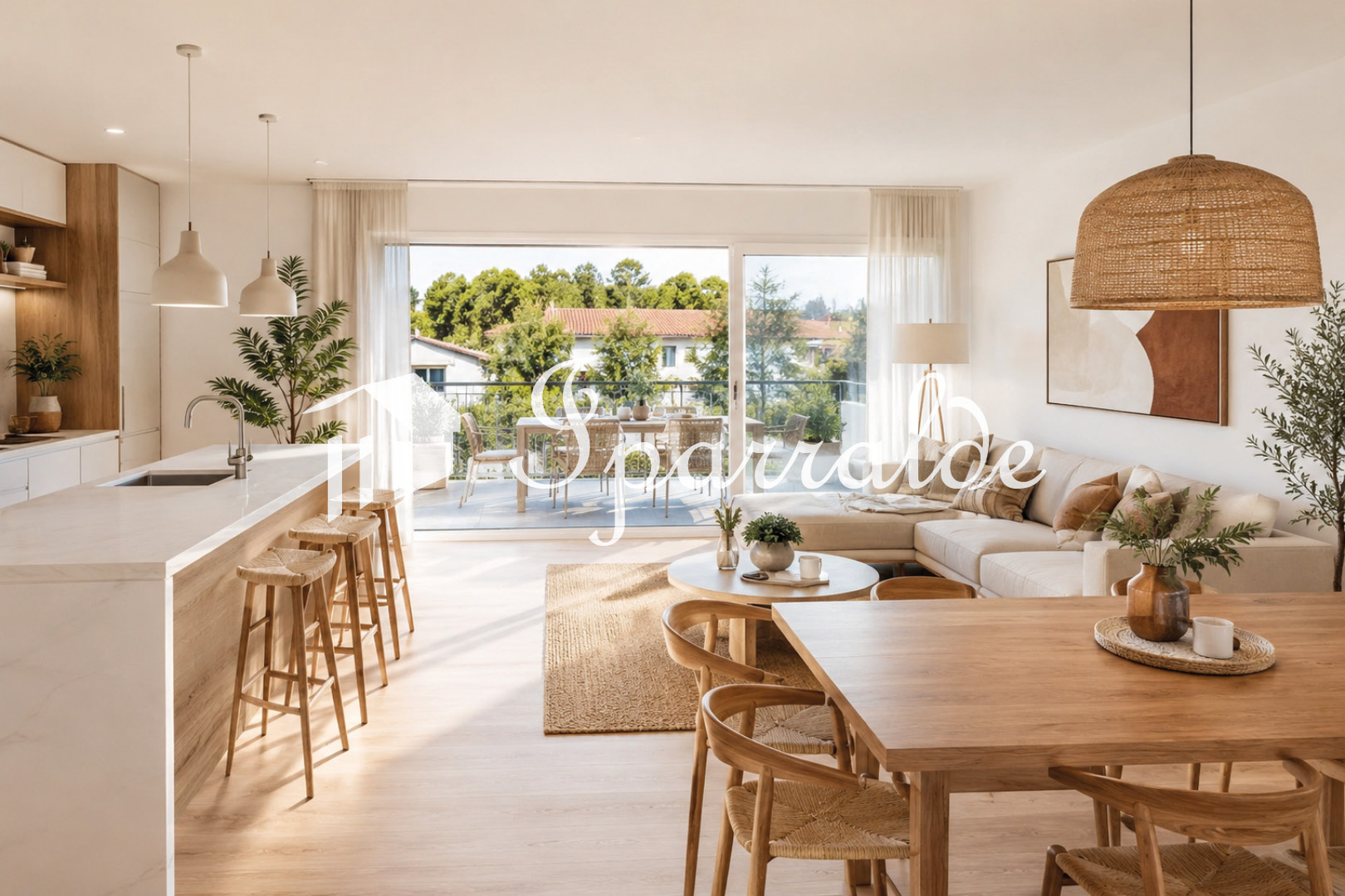 A ESTRENAR YA: Vivienda, con 3 habitaciones, 2 baños, gran Terraza y 2 plazas de garaje.