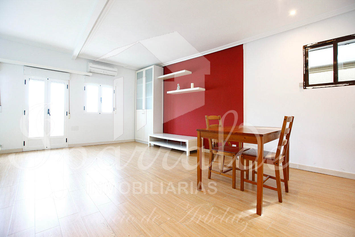 Estudio de 38 m2 recien reformado, compuesto de salón comedor, cocin...