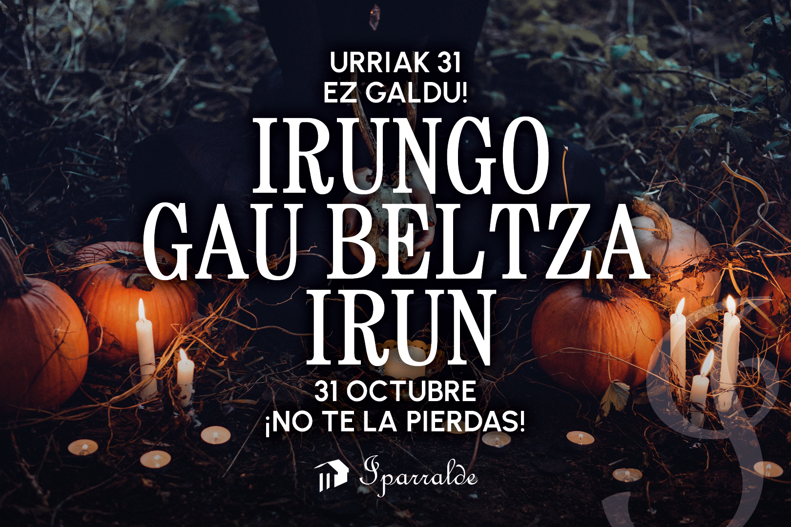Gau Beltza en Irun