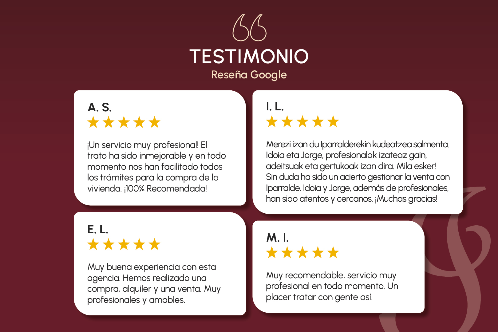 ¡GRACIAS POR VUESTRAS RESEÑAS DE 5 ESTRELLAS! 