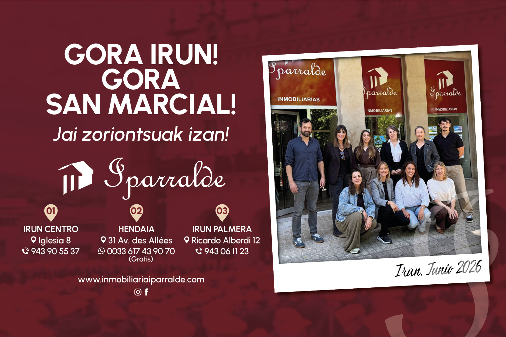 Gora Irun! Gora San Marcial!